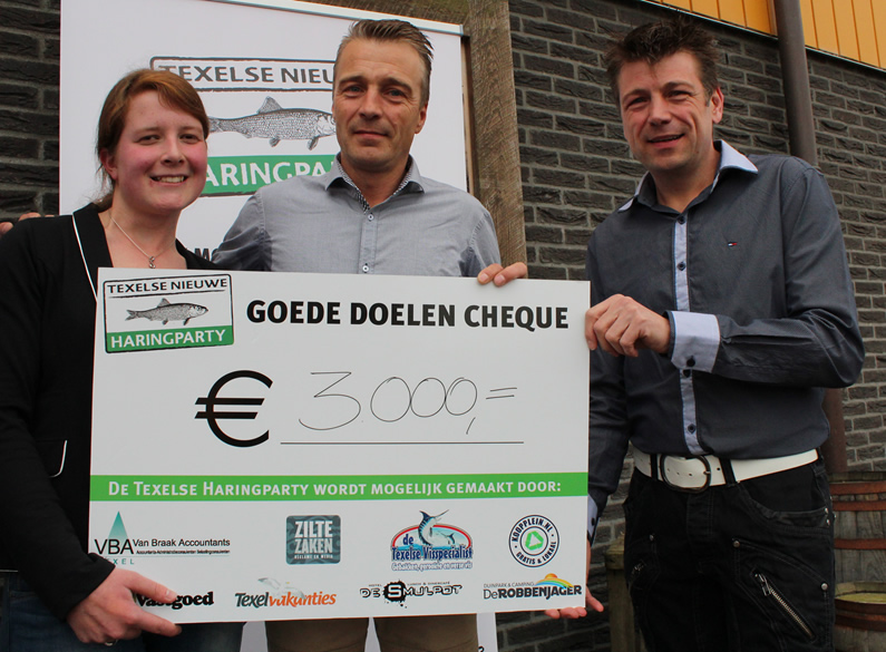 Haringparty op Texel goed voor € 3.000,-
